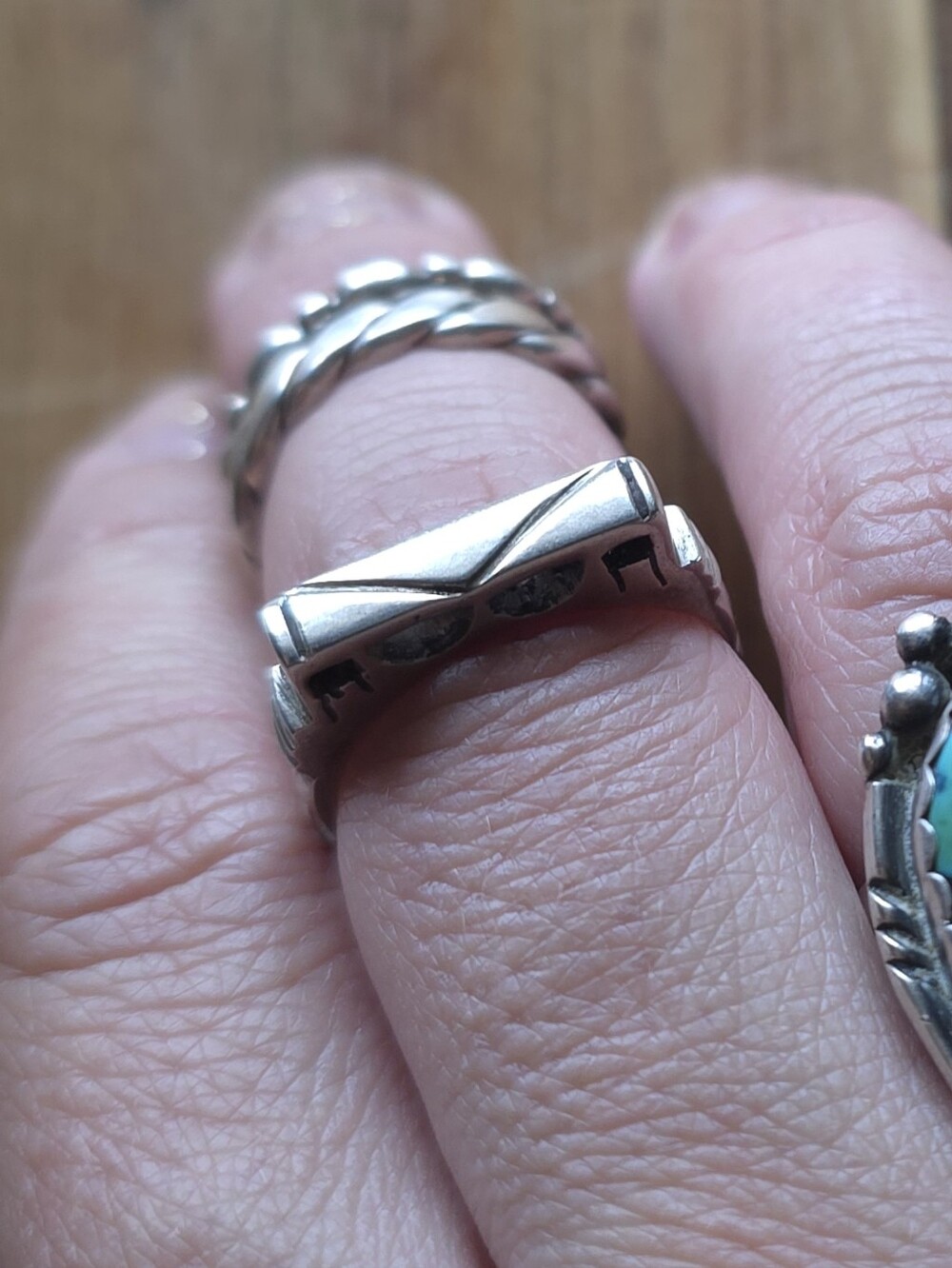 Sterling Silver Rings | Stackable | 3 Rings | Guc - Picture 3 of 7
